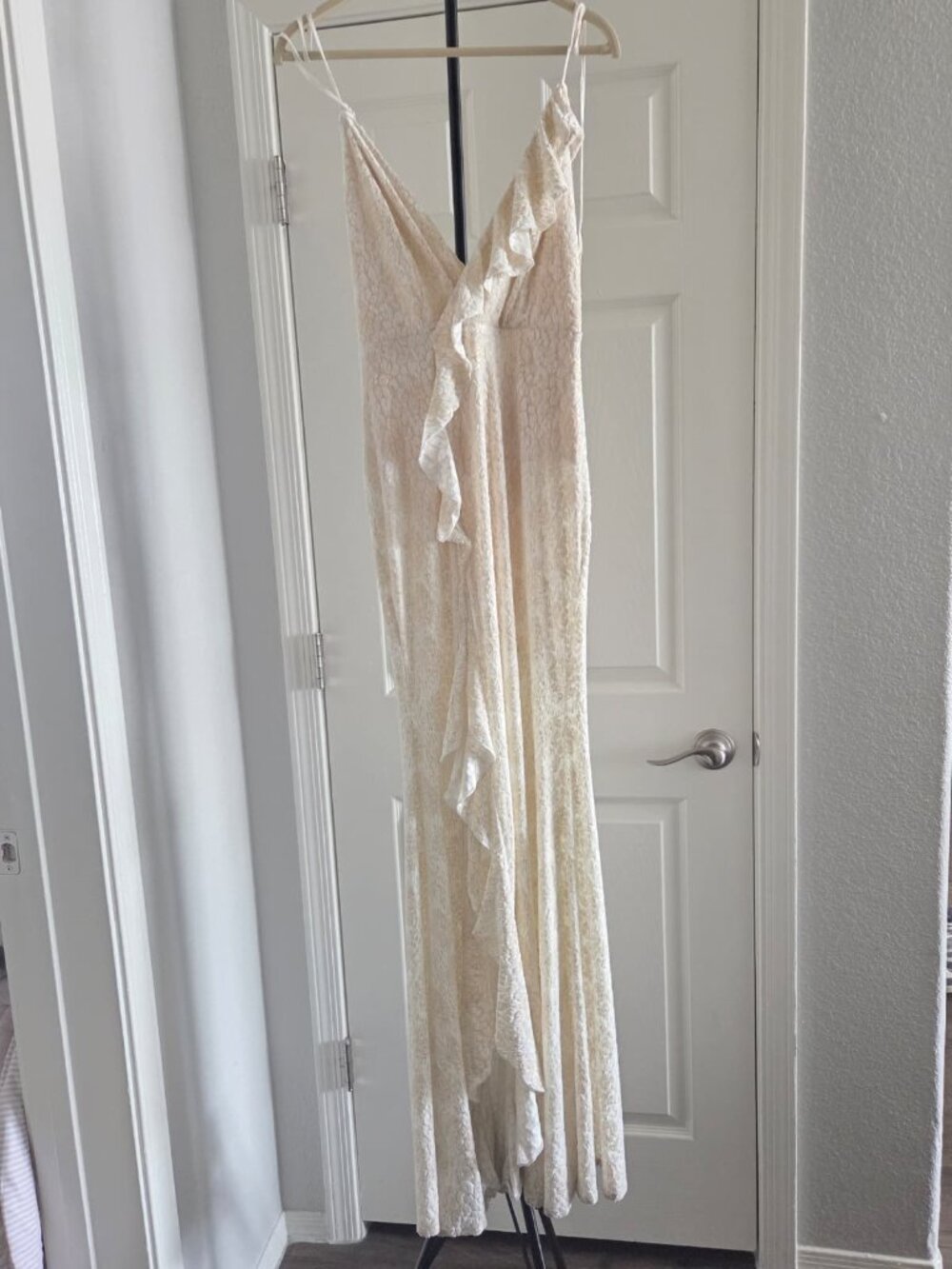 12th Tribe Maxi Dress Ivory Size M New - Picture 2 of 13